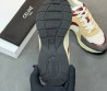Женские комбинированные кроссовки Celine бежевые с белым 2026