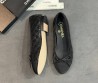 Женские текстильные балетки в пайетках Chanel черные 2026