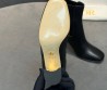 Женские кожаные ботильоны Christian Dior черные каблук 7,5 см 2026
