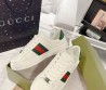 Мужские кожаные кроссовки Gucci Ace белые с цветными полосками 2026