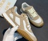 Женские комбинированные кроссовки Christian Dior бежевые с белым 2026