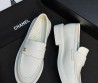 Женские кожаные лоферы Chanel Cruise белые 2026