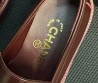 Женские кожаные лоферы Chanel Cruise бордовые 2026