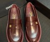 Женские кожаные лоферы Chanel Cruise бордовые 2026