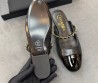 Женские кожаные мюли Chanel черные с лакированным носом 2026