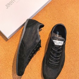 Женские комбинированные кроссовки Jimmy Choo Lace Low Top черные 2026