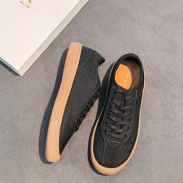 Женские текстильные кеды The Row черные 2026