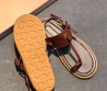 Женские кожаные сандалии Miu Miu коричневые 2026