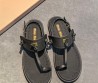Женские кожаные сандалии Miu Miu черные 2026