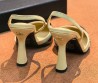 Женские кожаные туфли Chanel бежевые с черным лакированным носом каблук 8,5 см 2026