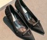 Женские текстильные туфли Jimmy Choo черные каблук 6 см 2026