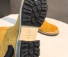 Женские замшевые сапоги Chanel бежевые на молнии 2026