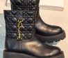 Женские кожаные ботинки Christian Dior Diorly черные 2026