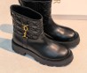 Женские кожаные ботинки Christian Dior Diorly черные 2026