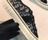 Женские текстильные кеды Christian Dior черные с серым 2026