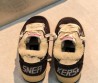 Женские замшевые кроссовки Golden Goose коричневые с мехом 2026