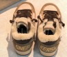 Женские замшевые кроссовки Golden Goose бежевые с мехом 2026