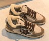 Женские замшевые кроссовки Golden Goose бежевые с мехом 2026