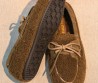 Женские меховые мокасины Miu Miu коричневые 2026
