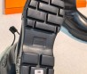Женские кожаные сапоги с мехом Hermes черные 2026