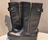 Женские кожаные сапоги Balenciaga черные 2026