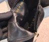 Женские замшевые ботильоны Prada черные каблук 5 см 2026