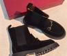 Женские замшевые ботинки челси Gucci черные 2026