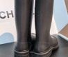 Женские резиновые сапоги Chanel черные 2026