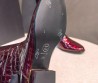 Женские кожаные сапоги Chanel красные лакированные под рептилию 2026