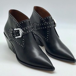 Женские сапоги Givenchy Black Silver