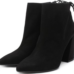 Женские ботильоны Stuart Weitzman Black Velvet