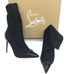 Женские ботильоны Christian Louboutin Pigalle черные