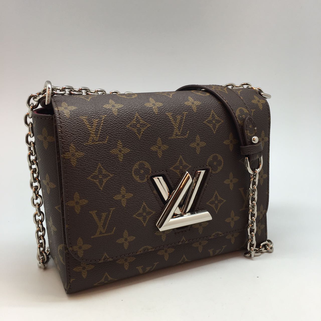 Женская кожаная сумка Louis Vuitton Brown K.