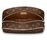 Кожаная дорожная косметичка Louis Vuitton Brown