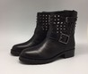 Женские кожаные сапоги Valentino Garavani Black