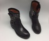 Женские кожаные сапоги Valentino Garavani Black