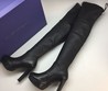 Ботфорты кожаные Stuart Weitzman черные