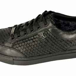 Зимние кеды с мехом Richmond Black JR