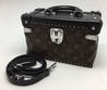 Женская кожаная сумка Louis Vuitton Black/Brown V