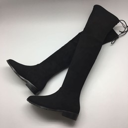 Ботфорты Stuart Weitzman Black ЗАМША