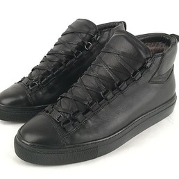 Зимние мужские кеды Balenciaga High Black Winter