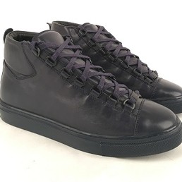 Зимние мужские кеды Balenciaga High Blue Winter