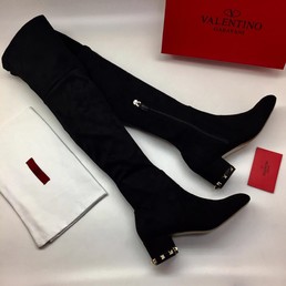 Ботфорты замшевые Valentino