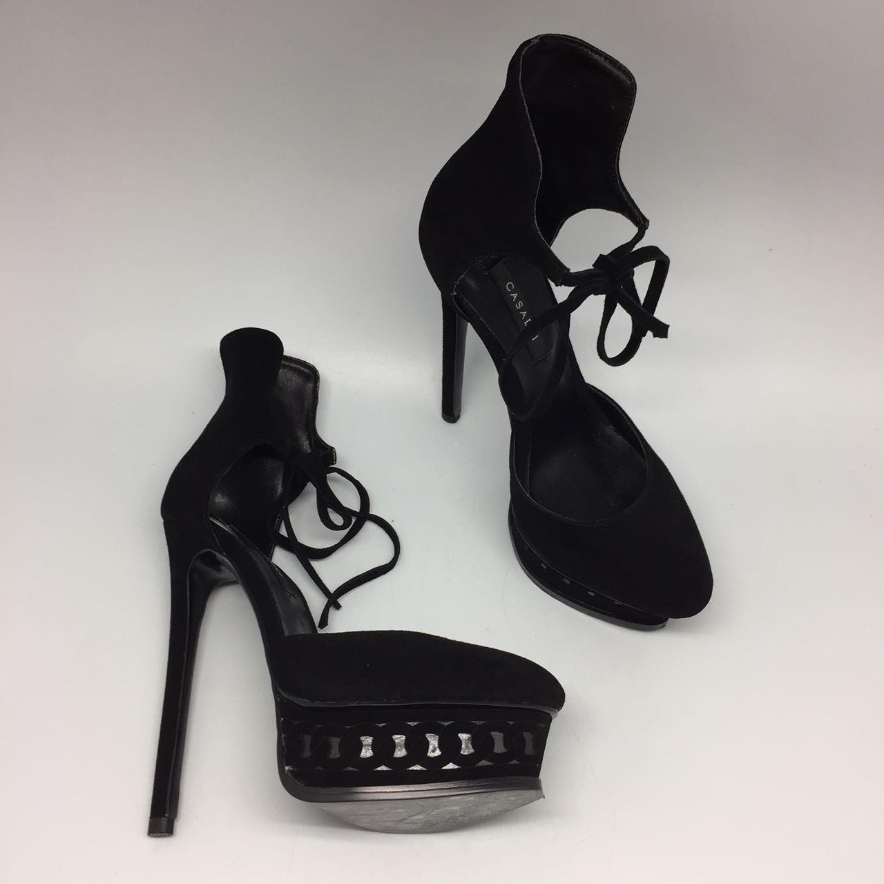 Туфли женские на каблуке фото черные замшевые