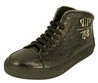 Высокие кожаные ботинки Philipp Plein черные