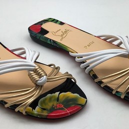 Шлепанцы женские Christian Louboutin Pigalle