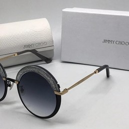 Женские солнцезащитные очки Jimmy Choo со стразами