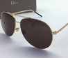 Женские солнцезащитные очки Christian Dior Gold Glasses Brown