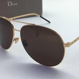 Женские солнцезащитные очки Christian Dior Gold Glasses Brown