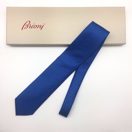 Мужской галстук Brioni синий 150 см